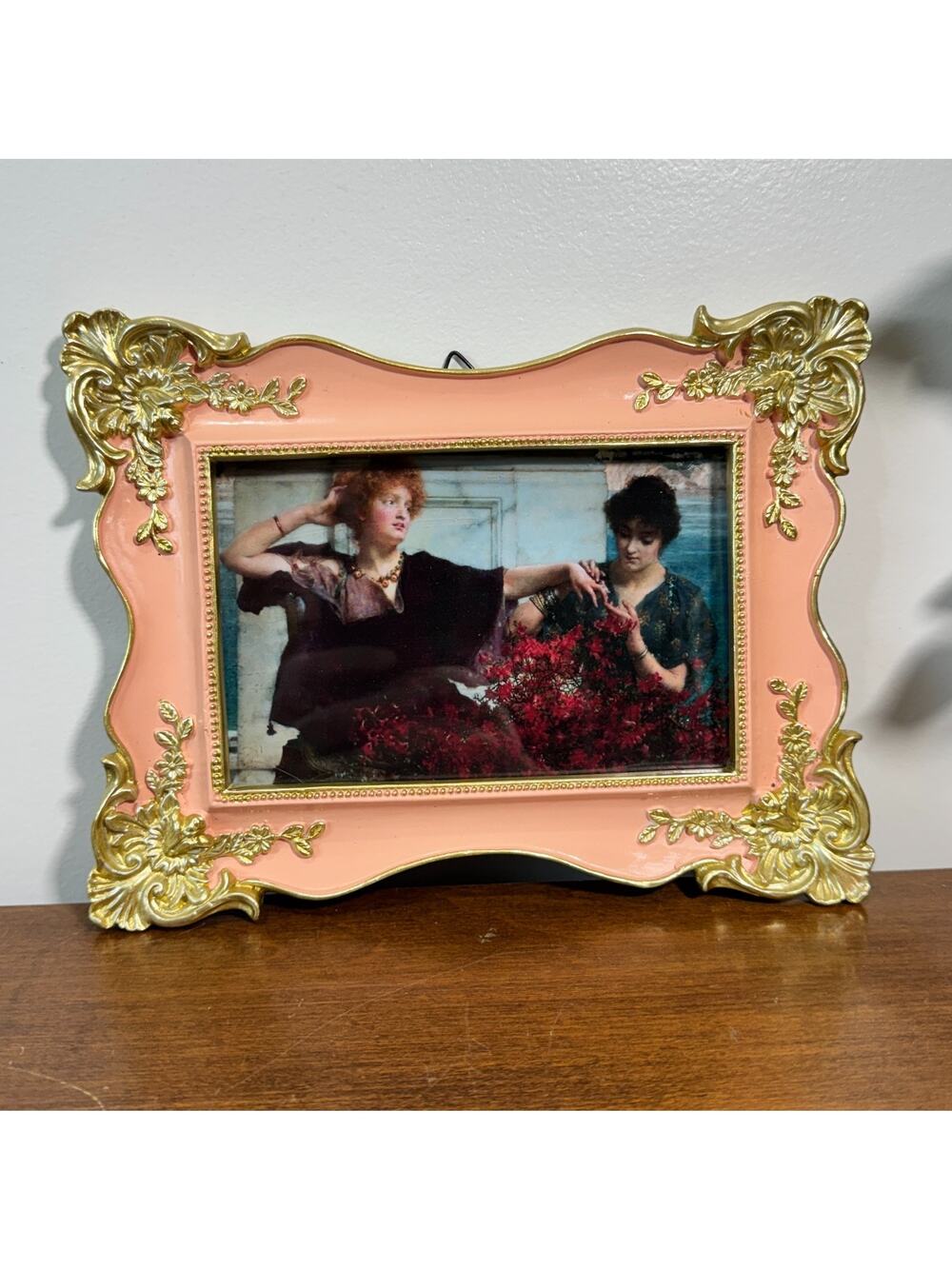 Pink & Gold Ornate Picture Frame Wall Gallery 4x6 Photo